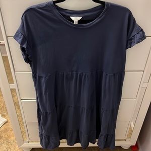 NWOT Blue T-shirt dress